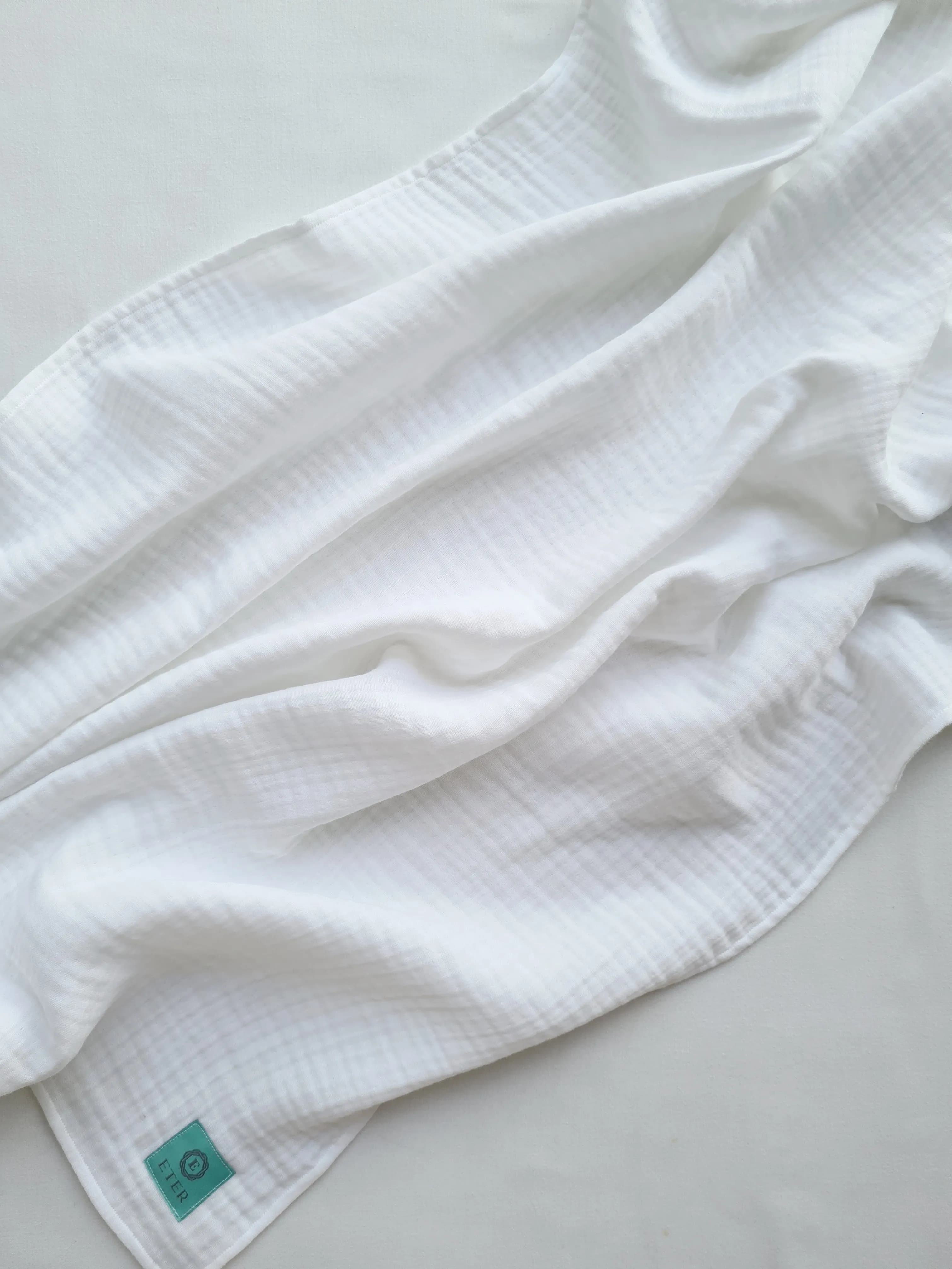 Eter Baby ćebence za bebe u beloj boji – Eter Baby