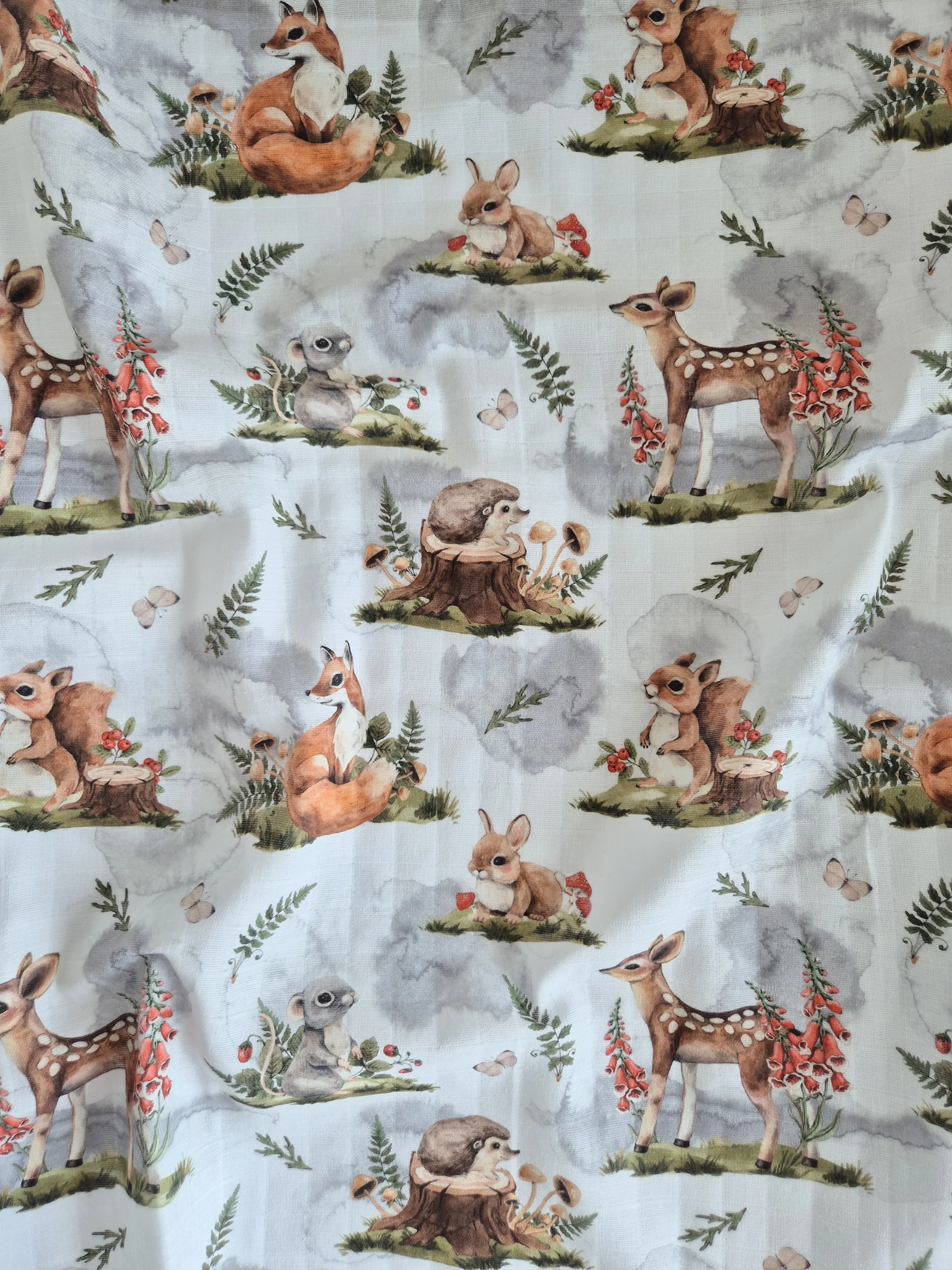 Muslin tetra pelena Jesenja priča – Eter Baby