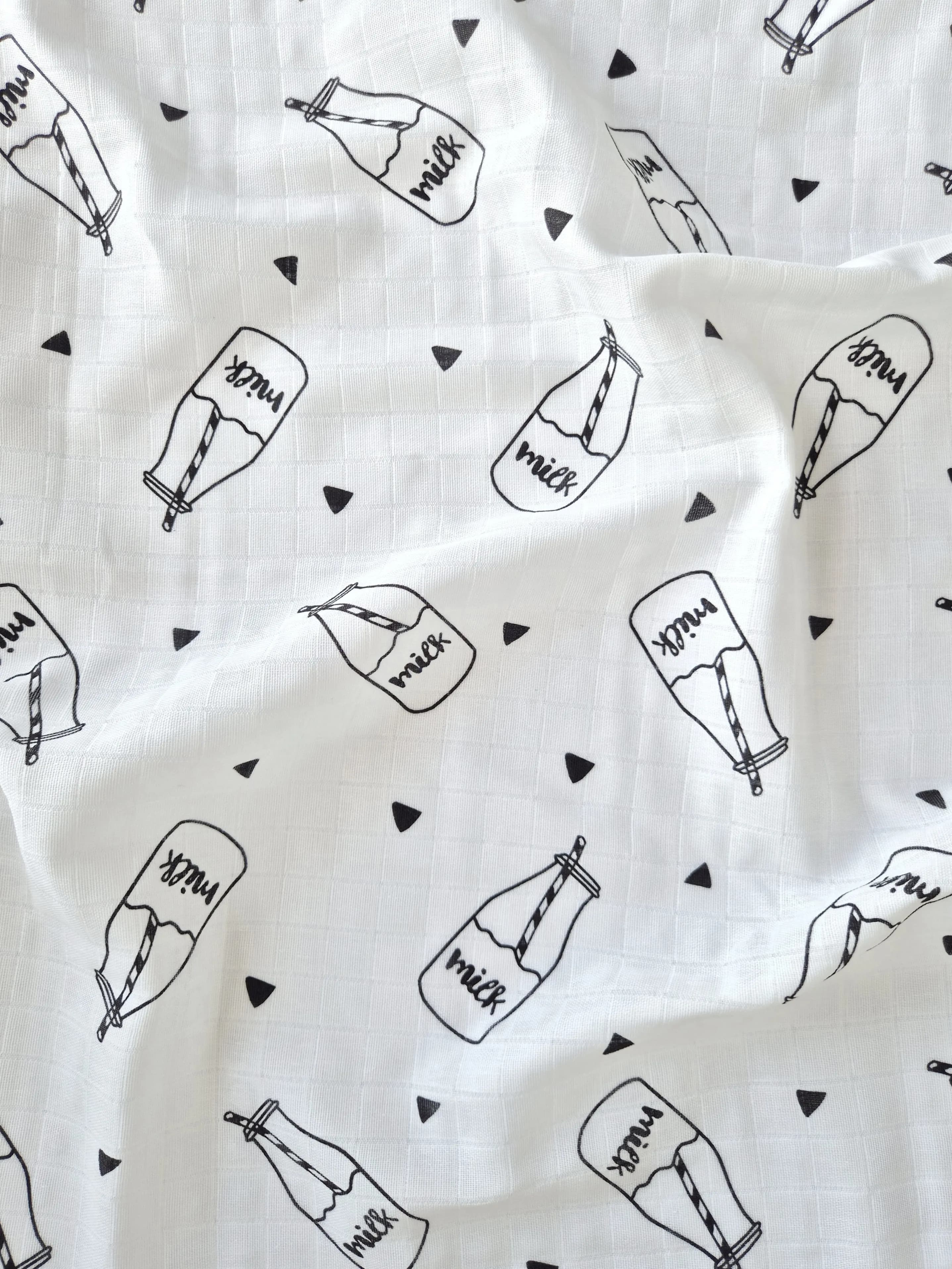 Muslin tetra pelena Mlečni san – Eter Baby